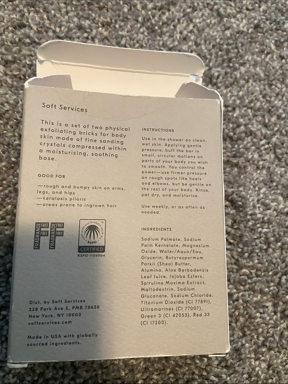NEW! I exfoliating body bar – soft services - Picture 3 of 3